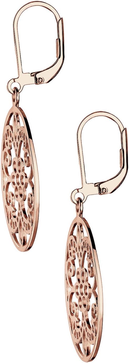 Detalle de Elli Boucles d’oreilles floral argent 925