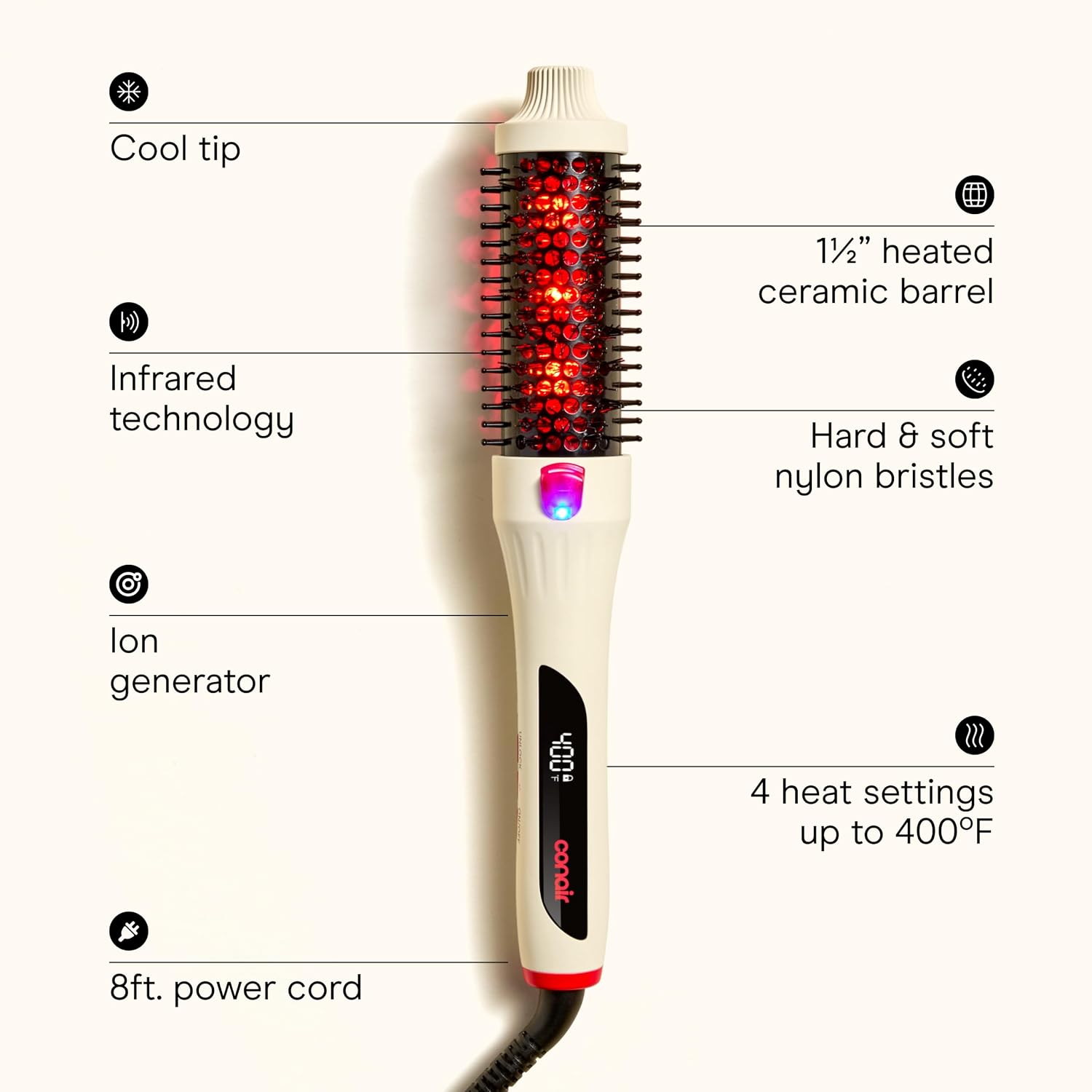 Thumbnail 4 de Infiniti PRO CONAIR Infrared Thermal Brush