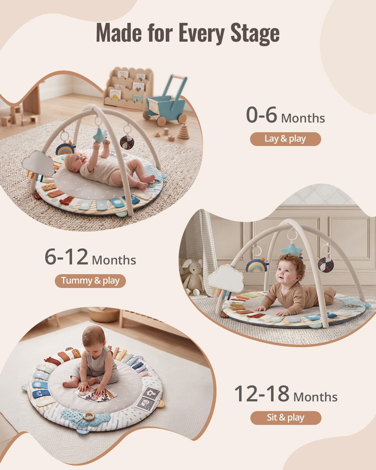 Detalle 2 de Blissful Diary Baby Play Gym