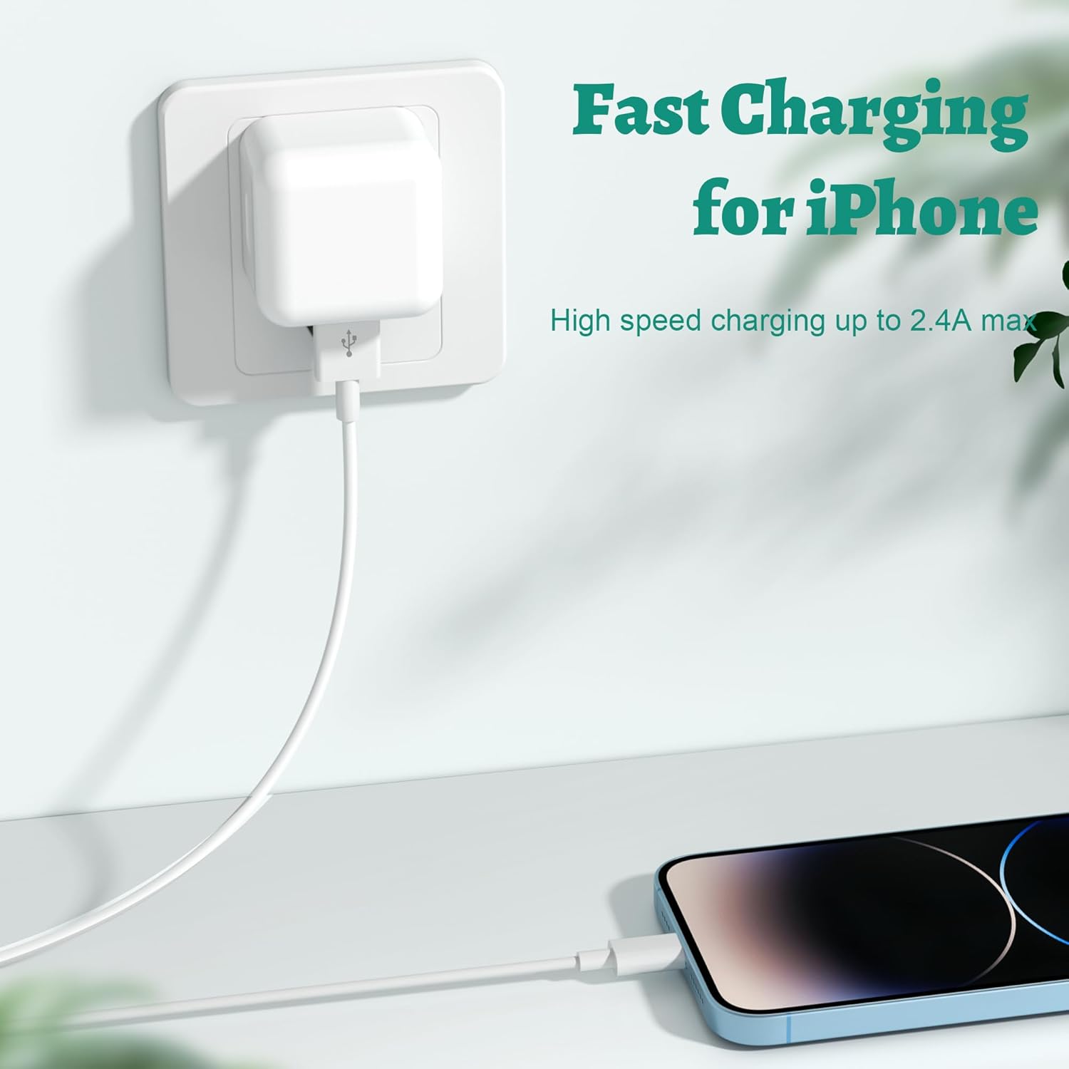 Detalle de BSTOEM 3m iPhone charging cable 4-pack