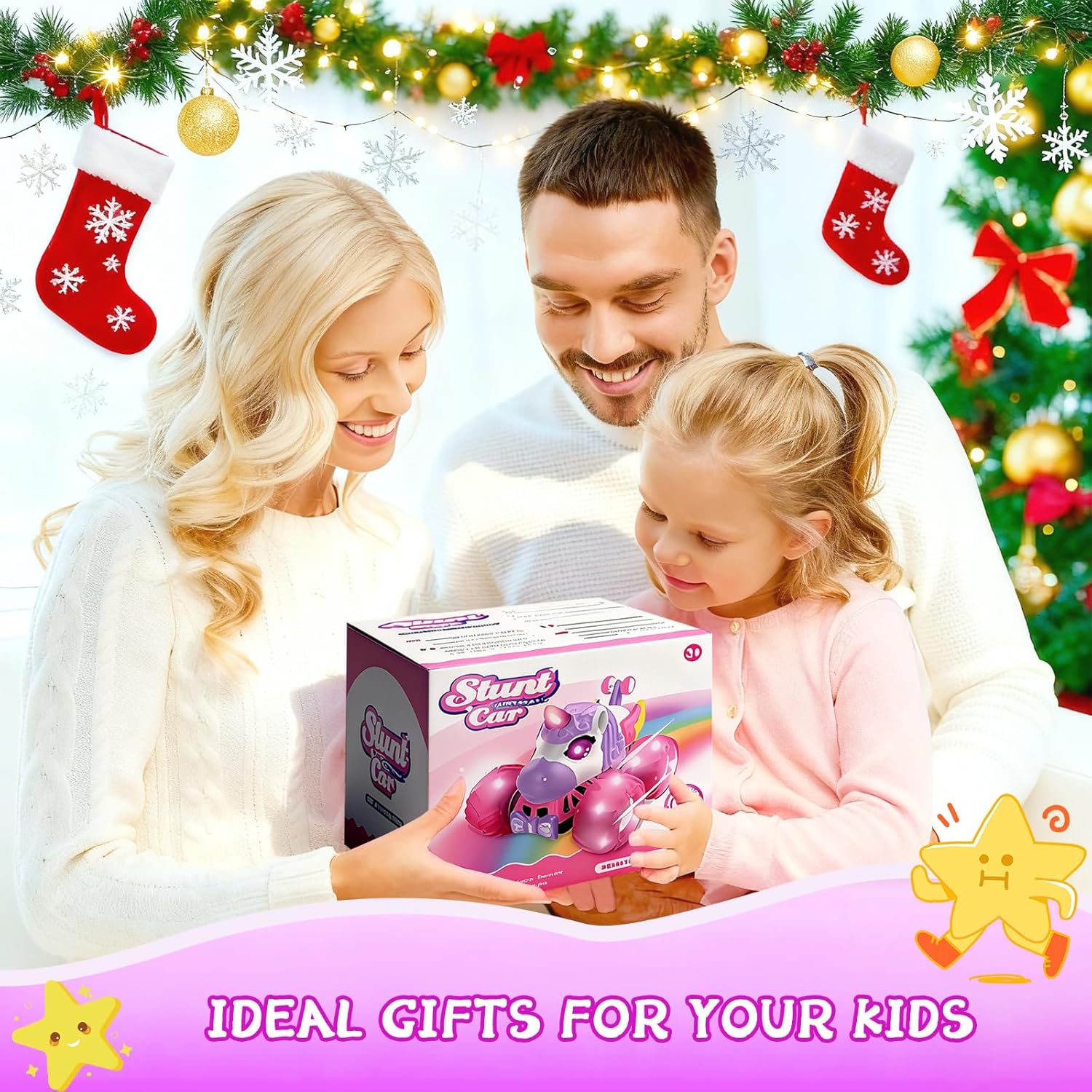 Thumbnail 6 de JOYSINTOY Unicorn RC stunt car for girls, age 3+