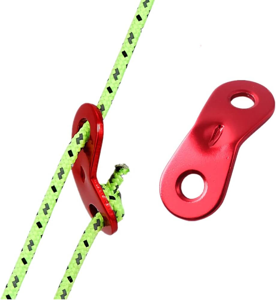 Thumbnail 3 de Duoduole 30 PCS Aluminum Alloy Rope Tensioners for Camping and Outdoor Use