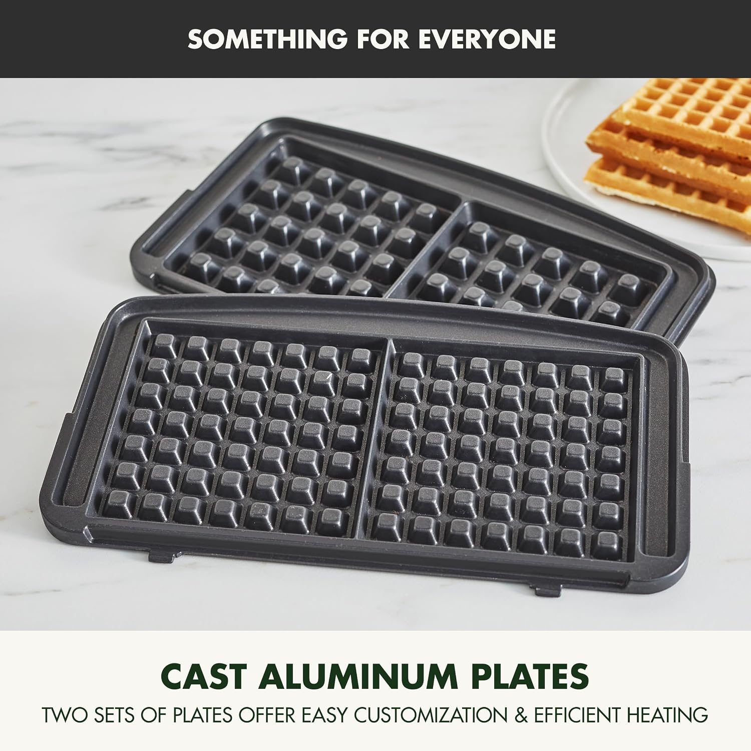 Thumbnail 3 de GreenPan Elite 2 Waffle Iron, Adjustable Shade 🧇