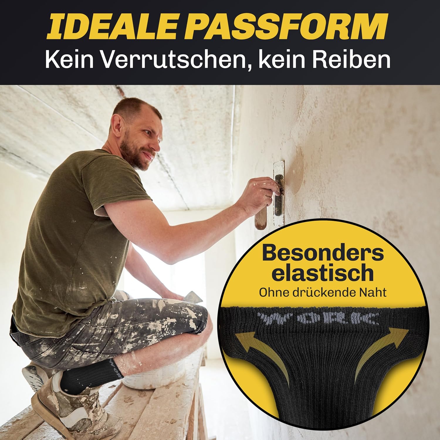 Detalle 2 de HELDENWERK Arbeitssocken 10 Paar