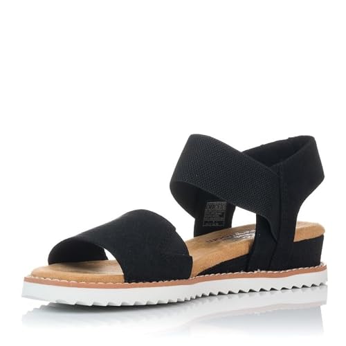 Detalle de Skechers Desert Kiss: sandalia mujer con pulsera en negro, talla 39 EU