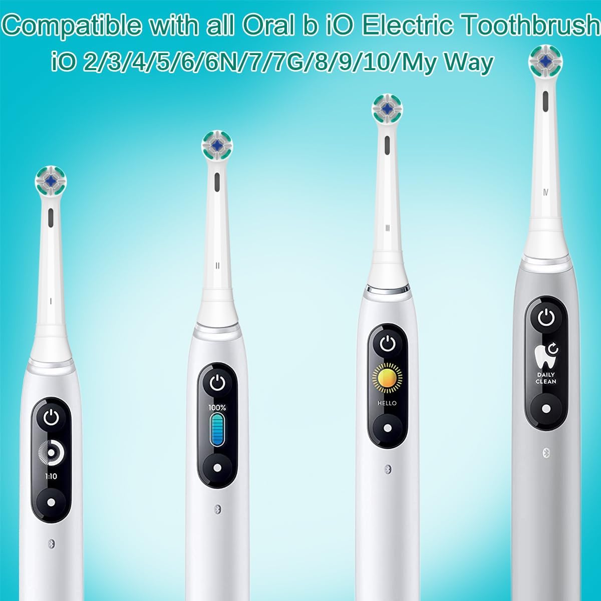 Detalle 2 de Oral-B iO Compatible Brush Heads 8 Pack