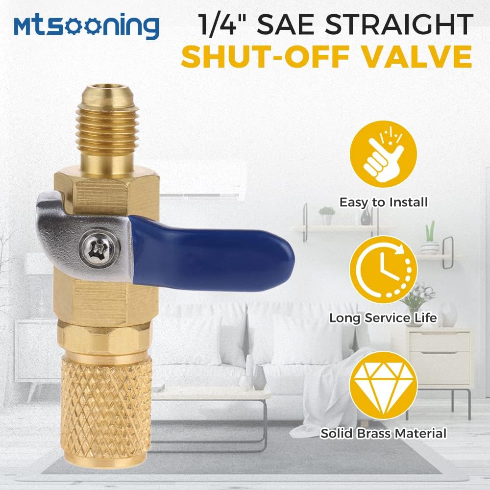 Thumbnail 4 de Air conditioner ball valve 1/4-inch SAE adapter