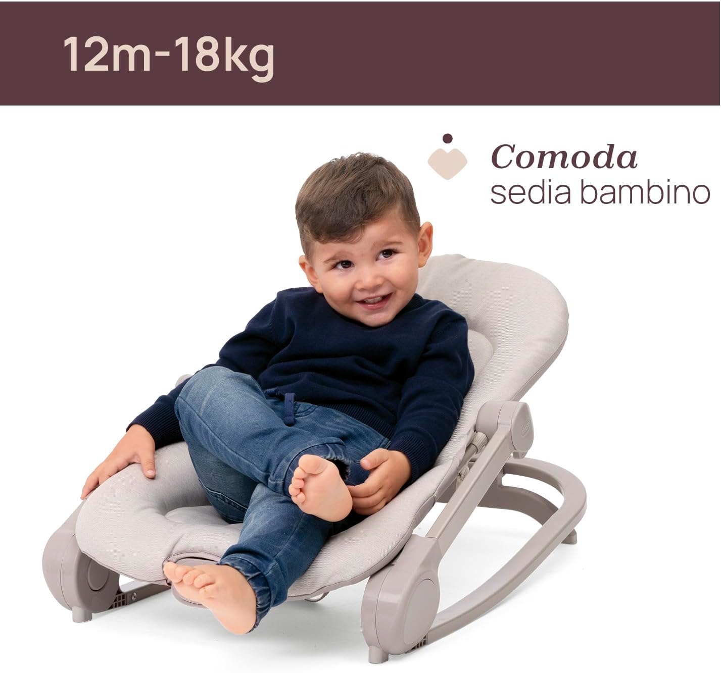 Thumbnail 2 de Chicco Sdraietta Mia 2in1: morbidezza, gioco e versatilità dalla nascita fino a 18 kg