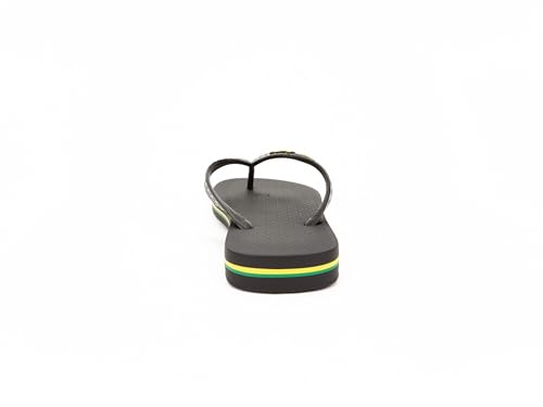 Detalle de Ipanema Ciabatte Uomo Flag II – Nero, 43-44: stile brasiliano e comfort al primo passo