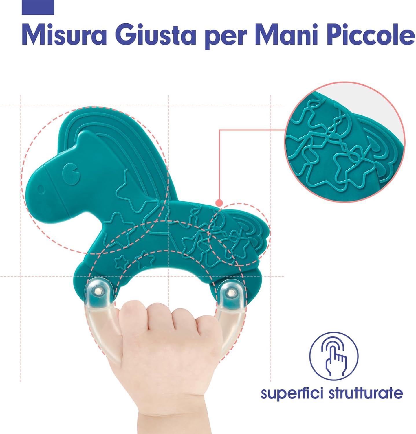 Thumbnail 5 de hahaland Sonaglio Neonato 0-3 Mesi, set da 10 pezzi con massaggiagengive (senza BPA)