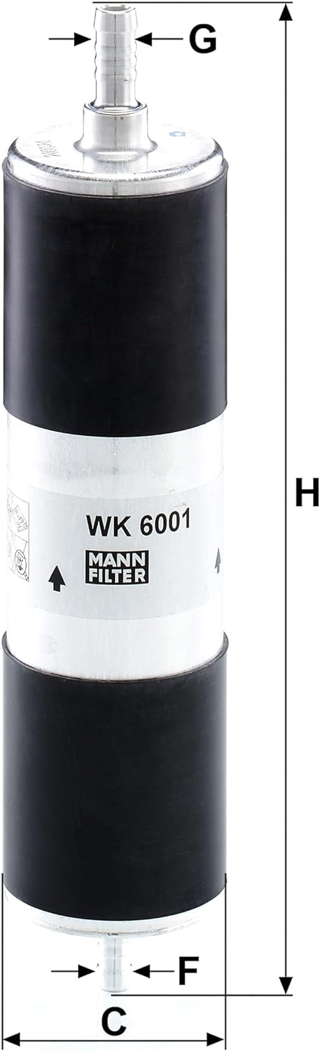 Thumbnail 2 de MANN-FILTER WK 6001 Fuel Filter for Cars + Transporters