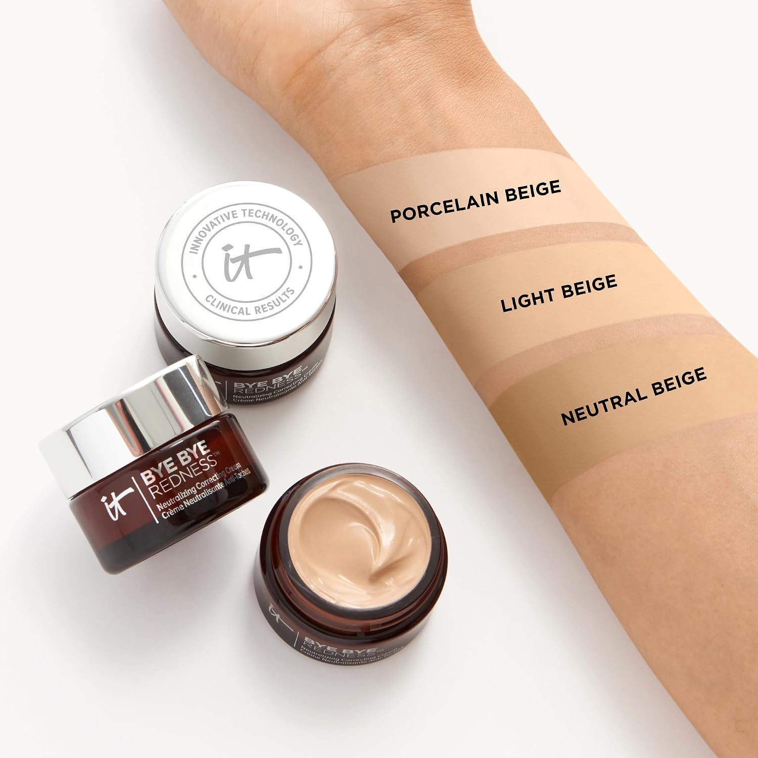 Detalle de IT Cosmetics Bye Bye Redness Color-Correcting Concealer Cream, Full Coverage