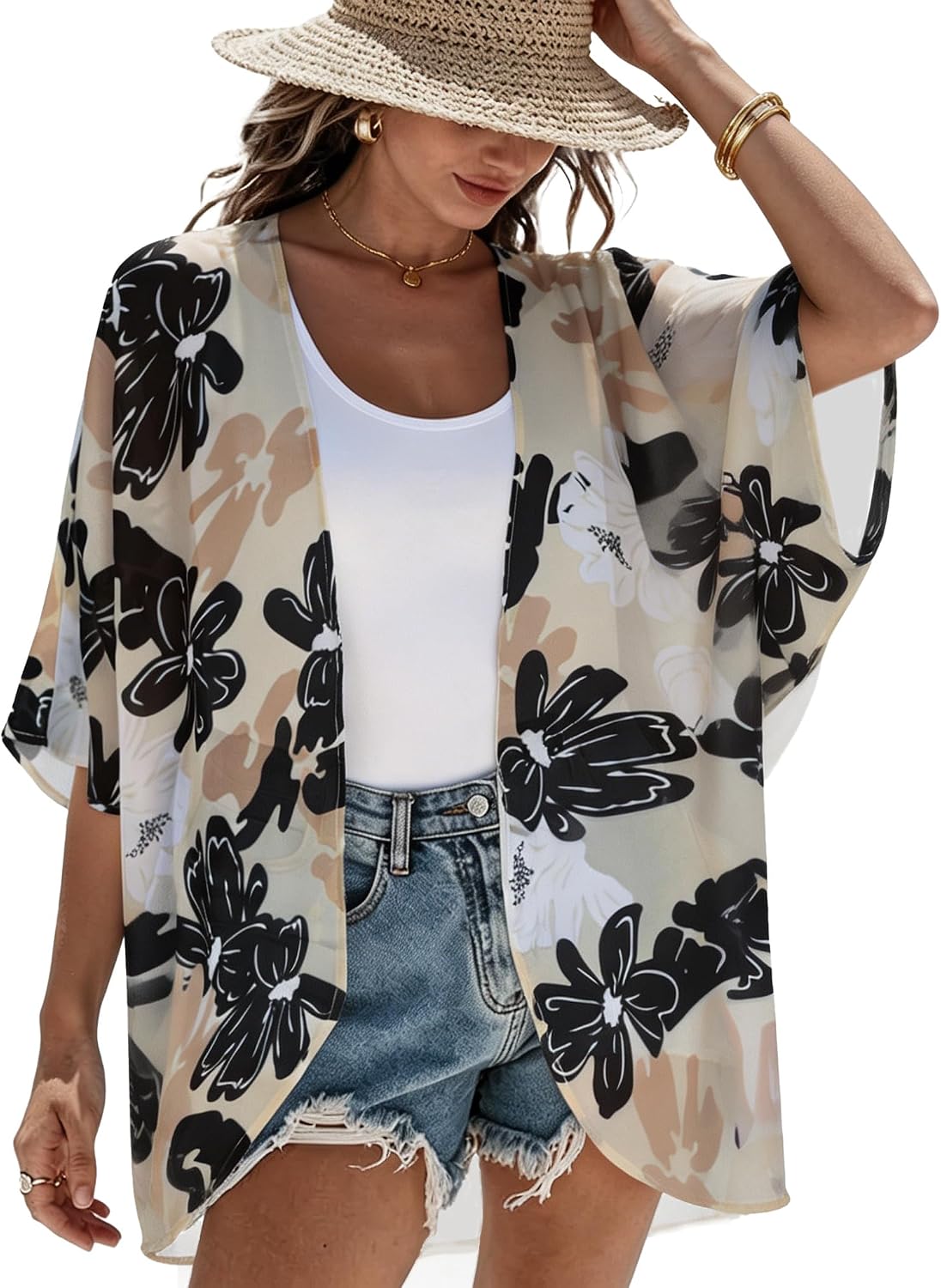 Thumbnail 6 de CHICGAL Chiffon Kimono Cardigan