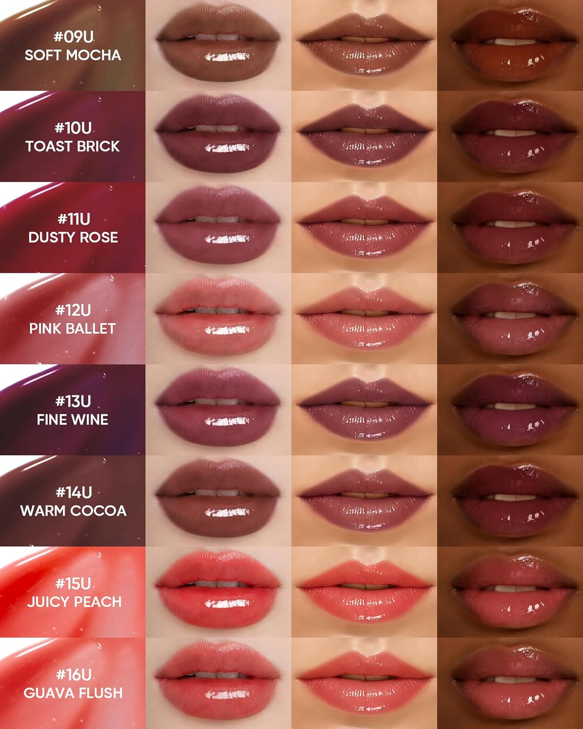 Thumbnail 4 de SKINTIFIC Peptide Brightening Lip Serum (Baby Pink) Tinted Gloss Balm with Peptides, Squalane & Cooling Applicator