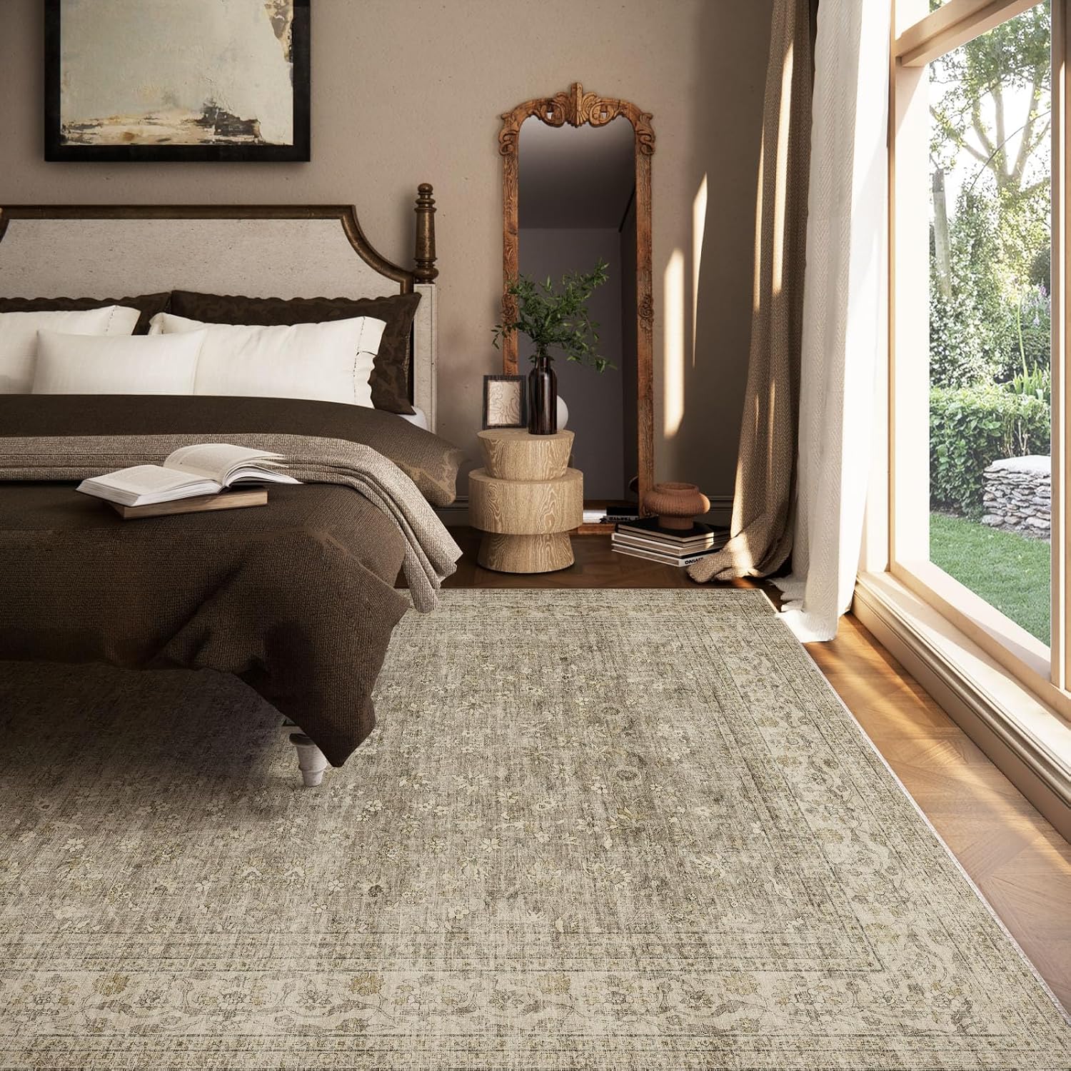 Thumbnail 2 de palohom 8x10 Machine Washable Area Rug