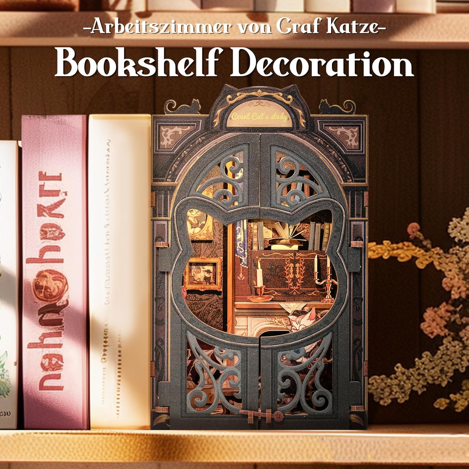 Thumbnail 1 de Cutefun Kit de Rincón de Libro con Luz y Cubierta 🛋