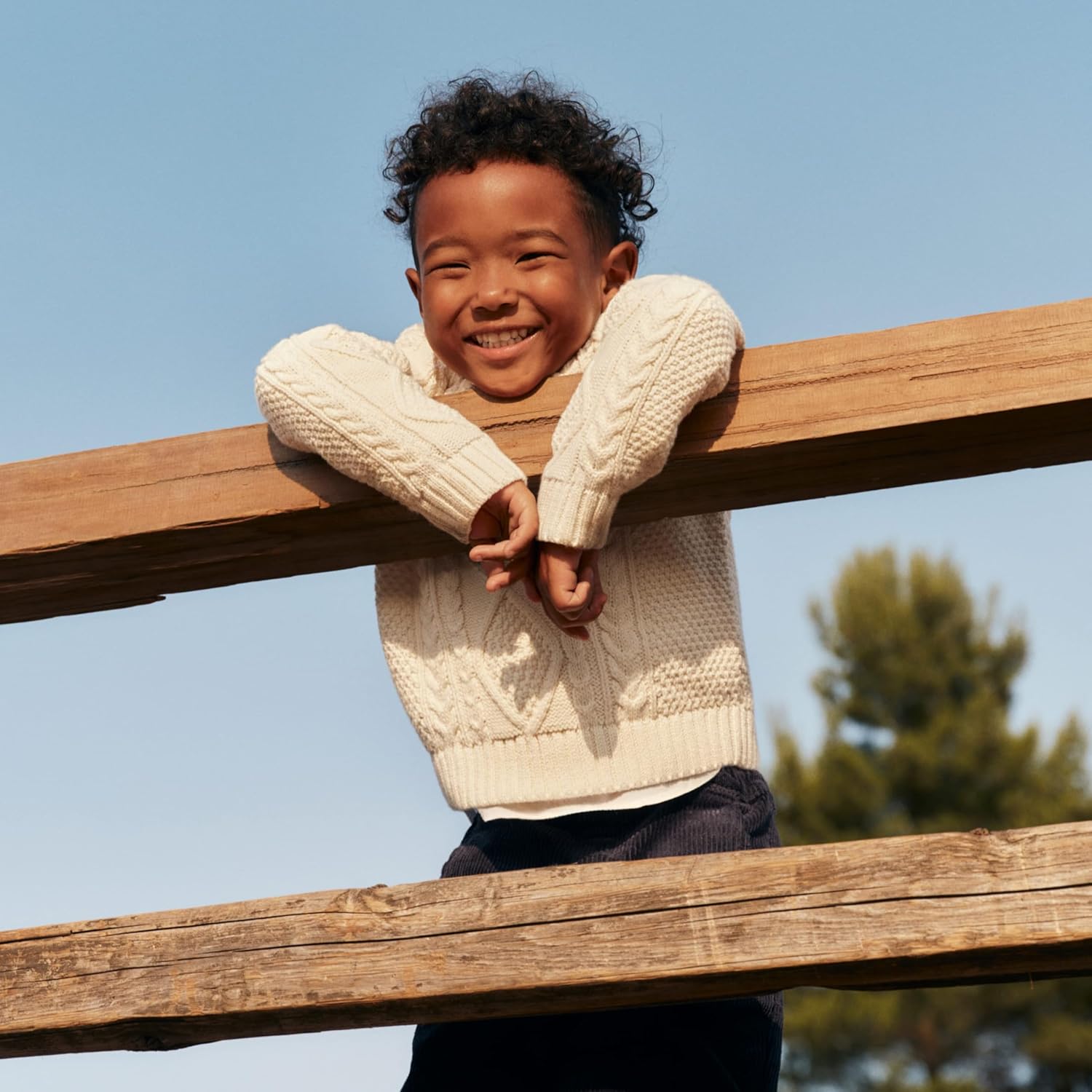 Thumbnail 1 de Pull bébé garçon col rond à torsades Amazon Essentials x Sofia Grainge en coton