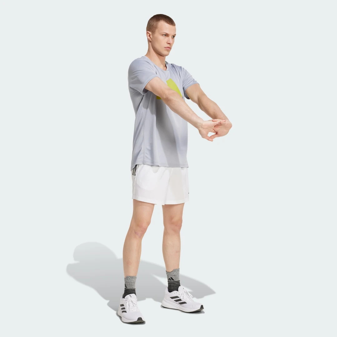 Thumbnail 2 de Camiseta Run It de Adidas – Gris, cómodo rendimiento para tus entrenamientos