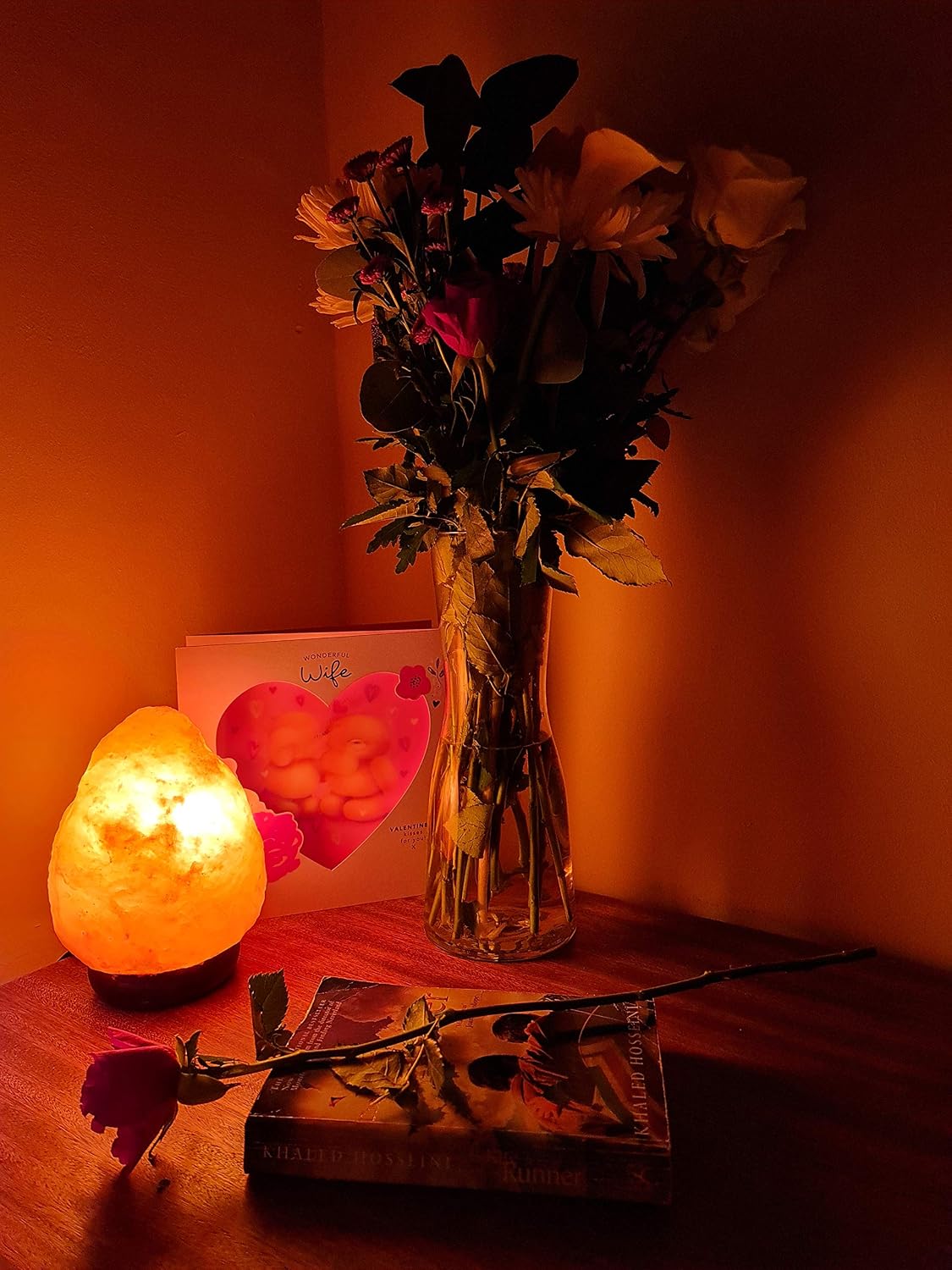 Detalle de Needs&Gifts 2-3 kg Himalayan Crystal Salt Lamp — Natural Rock Salt Lamp with UK Plug