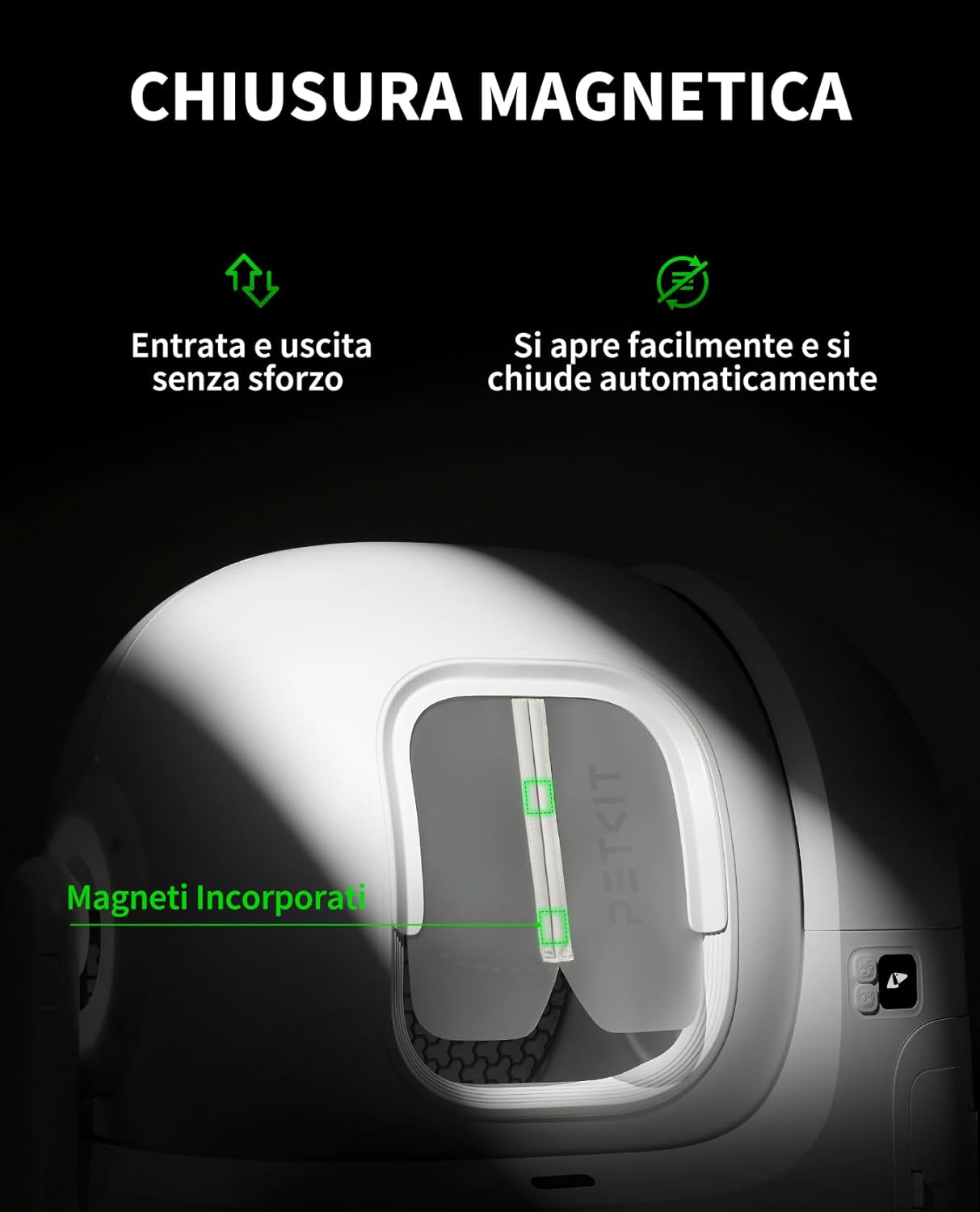 Detalle 1 de PETKIT Tenda Magnetica Antipolvere Lettiera