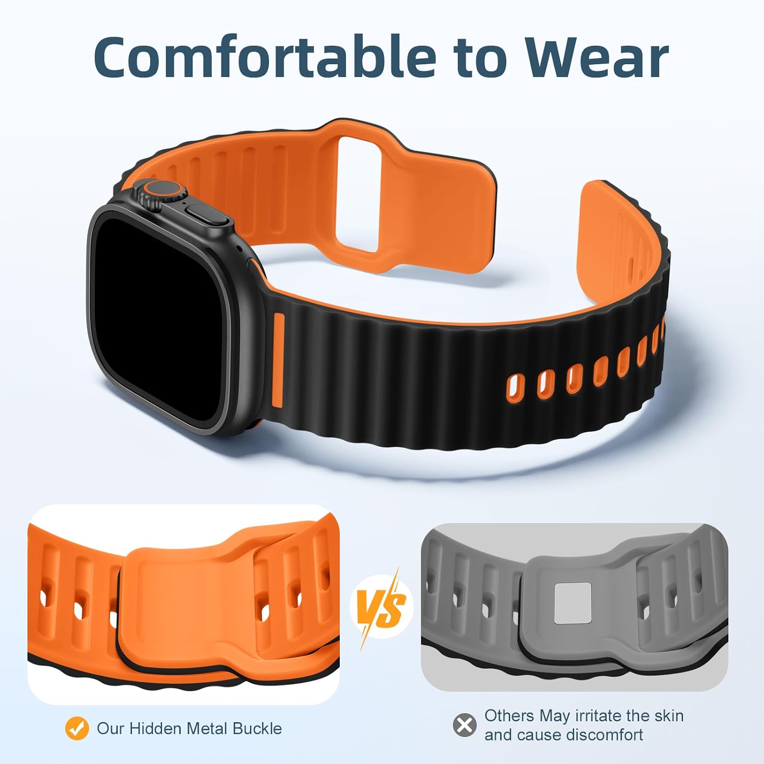 Detalle 2 de Mastten Sports Strap for Apple Watch Ultra 2 49–42mm