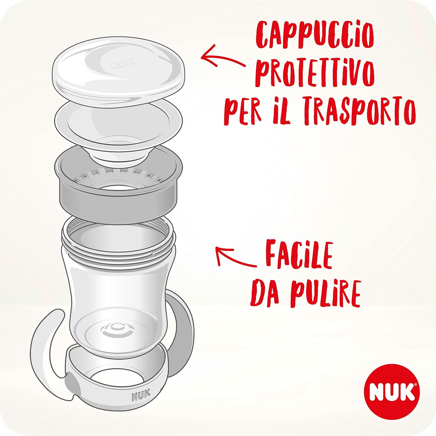 Detalle 1 de NUK Mini Magic Cup Night 360° 160 ml