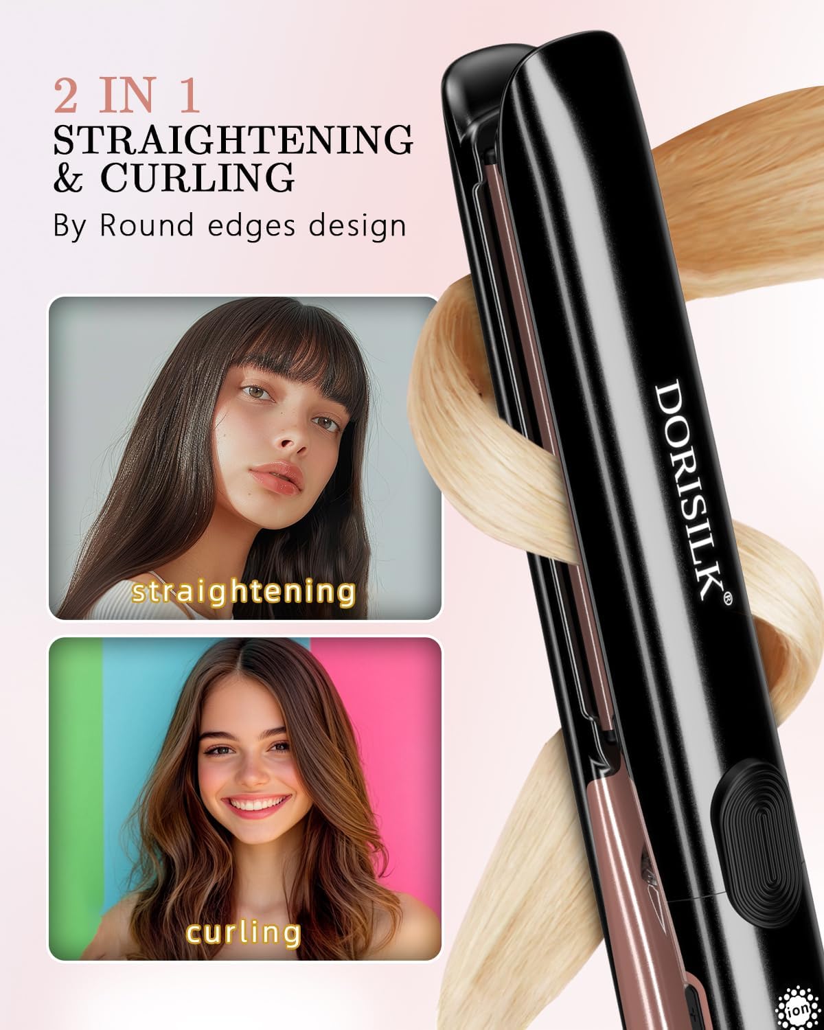 Detalle 2 de DORISILK 500°F Hair Straightener 💇♀