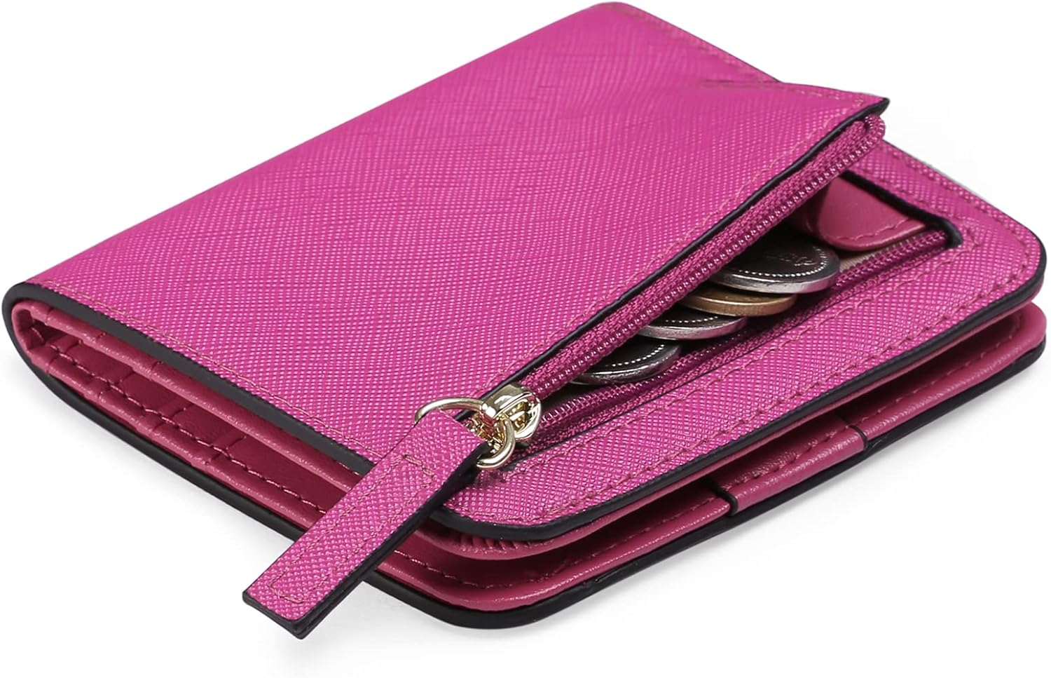 Thumbnail 6 de GAEKEAO Women's RFID Blocking Leather Compact Bi-fold Wallet