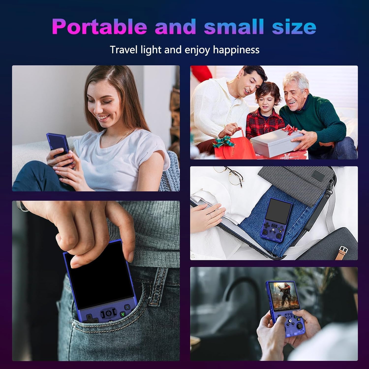 Thumbnail 6 de R36MAX Retro Handheld Game Console with 4.0-Inch IPS Screen and 128GB