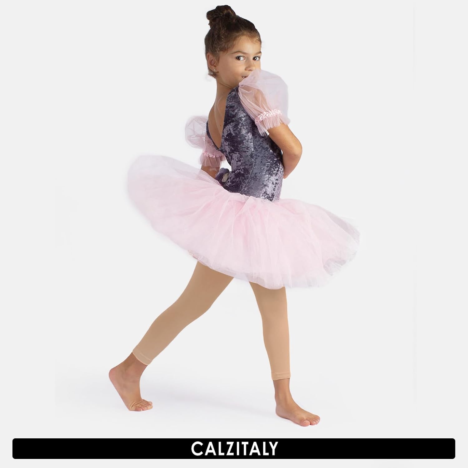 Thumbnail 2 de LEGGINGS BALLET BAMBINA | COLLANT SENZA PIEDI 60 DEN NERO