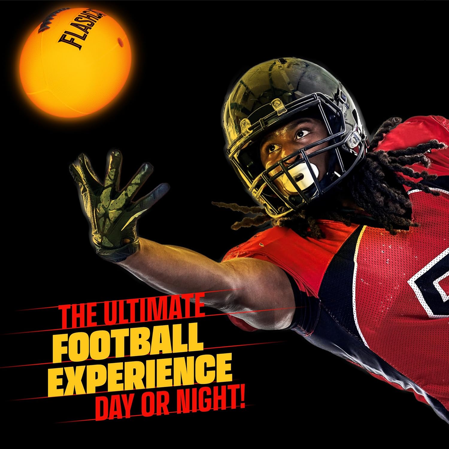 Thumbnail 6 de Light Up Football (Glow in the Dark) — Size 6 FlashCatch LED Ball for Boys Ages 8–15+