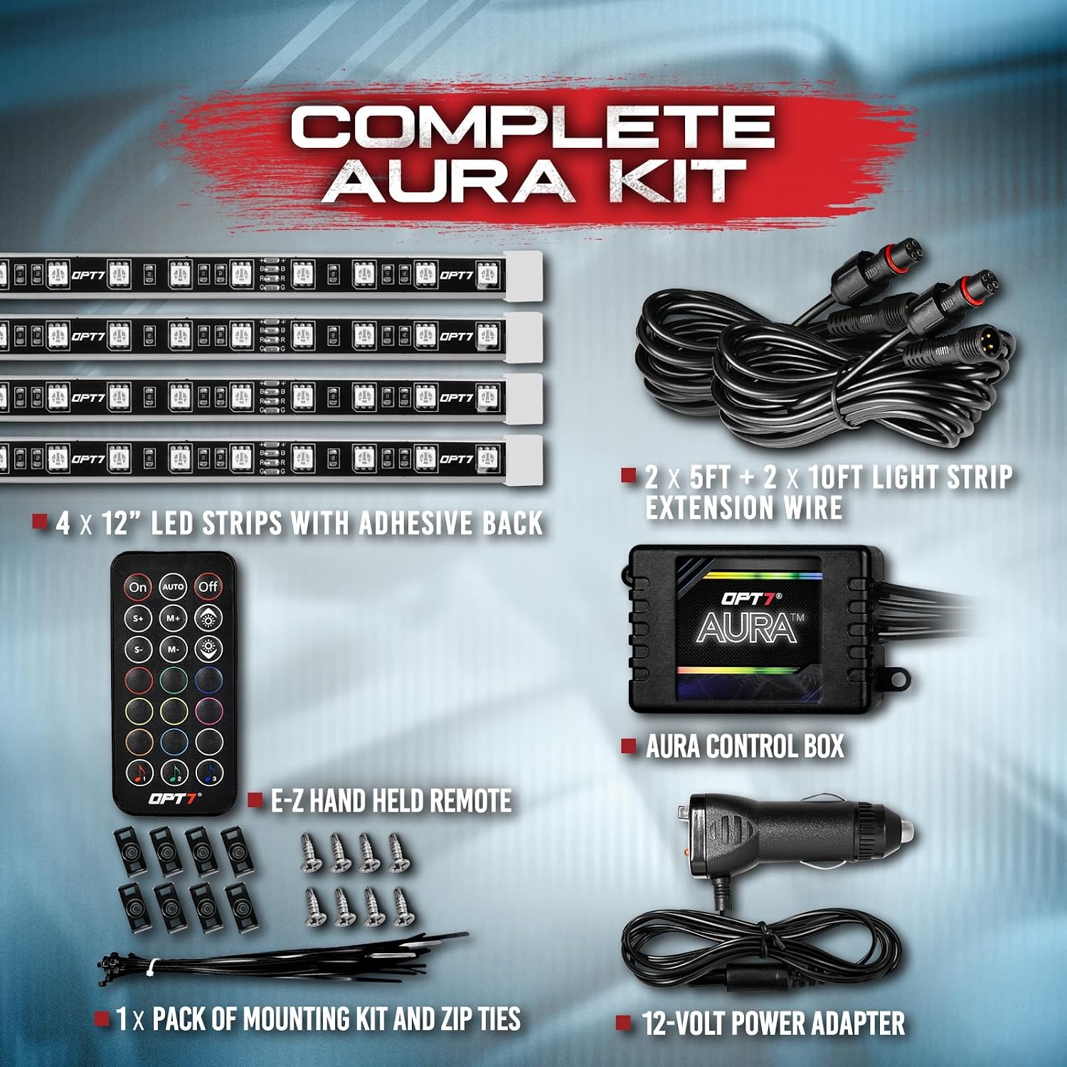 Thumbnail 5 de OPT7 Aura Interior Car Lights 4pc