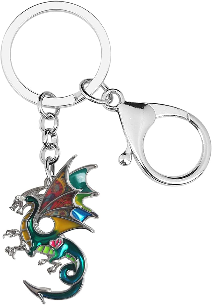 Thumbnail 6 de DUOWEI Porte-clés dragon volant en alliage de zinc
