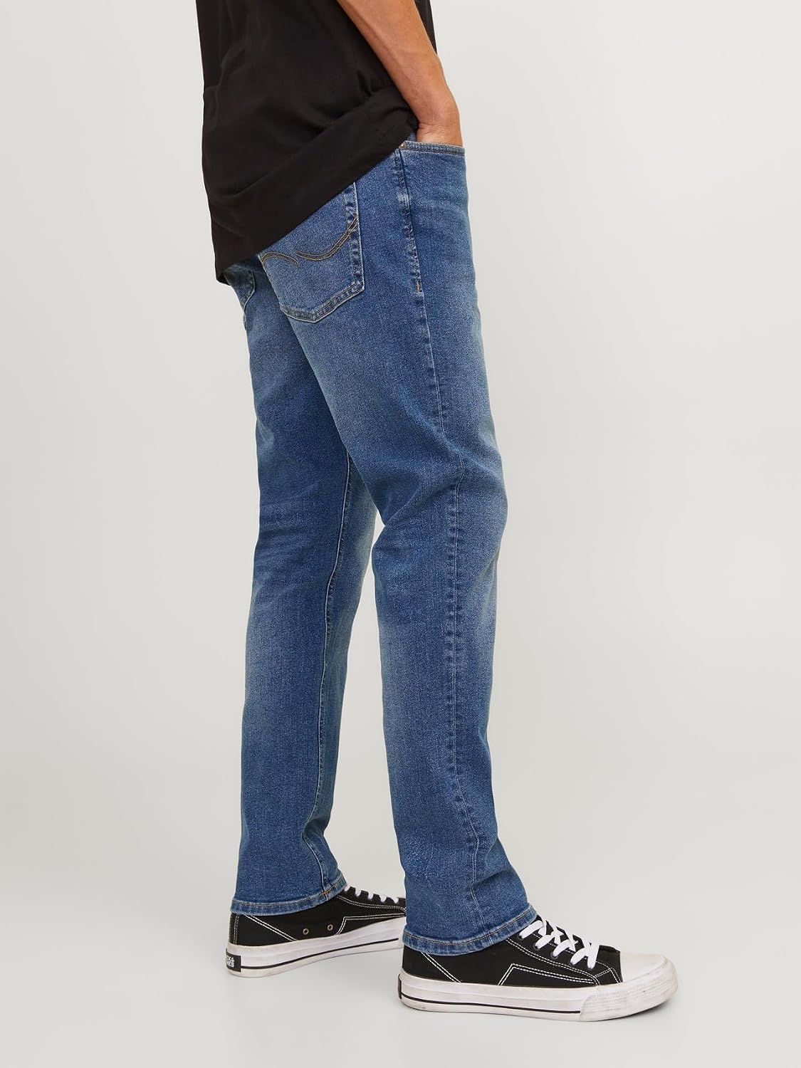 Detalle de JACK & JONES JJIGLENN JJORIGINAL CB 816 NOOS Slim Fit Jeans – Slim Fit, Low Rise, Stretch