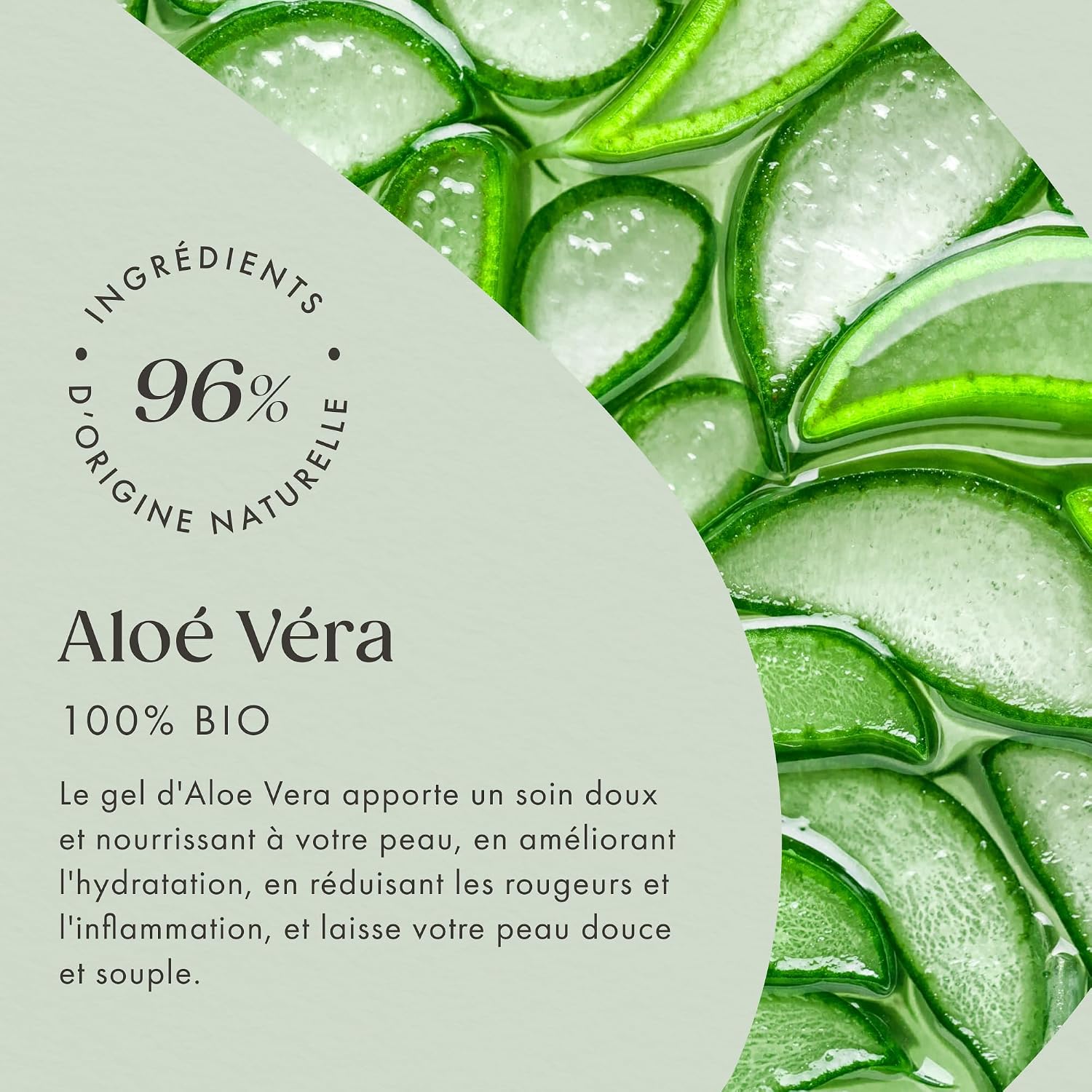 Thumbnail 4 de Satin Naturel Gel d’Aloe Vera Bio 200 ml (100% vegan) avec acide hyaluronique et panthénol