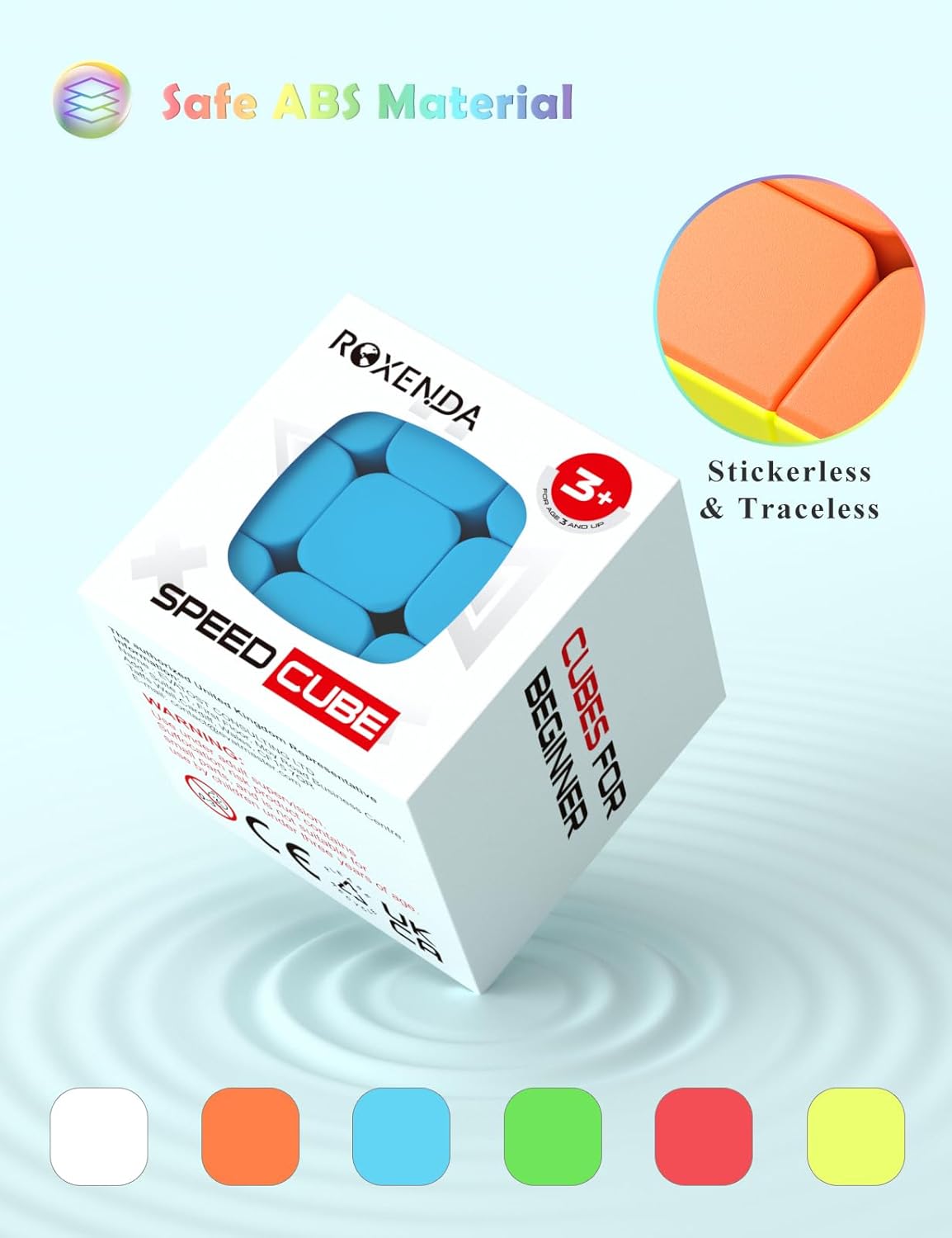 Thumbnail 3 de ROXENDA Speed Cube 3x3 Puzzle Cube