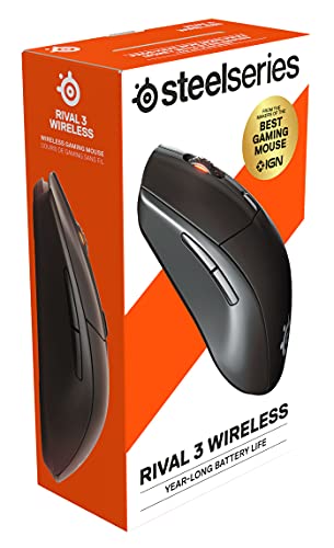 Thumbnail 8 de SteelSeries Rival 3 Wireless: ratón gaming inalámbrico con dual (2.4 GHz y Bluetooth) y batería de más de 400 horas