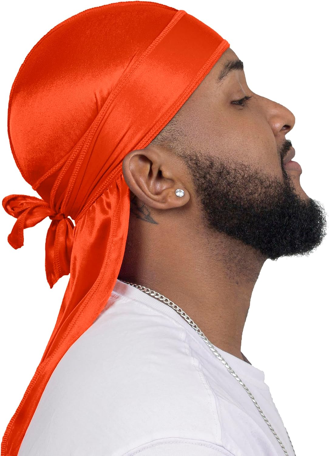 Detalle 2 de ForceWave 4PCS Silky Durags with Wave Cap, Satin Fabric and Long Tails