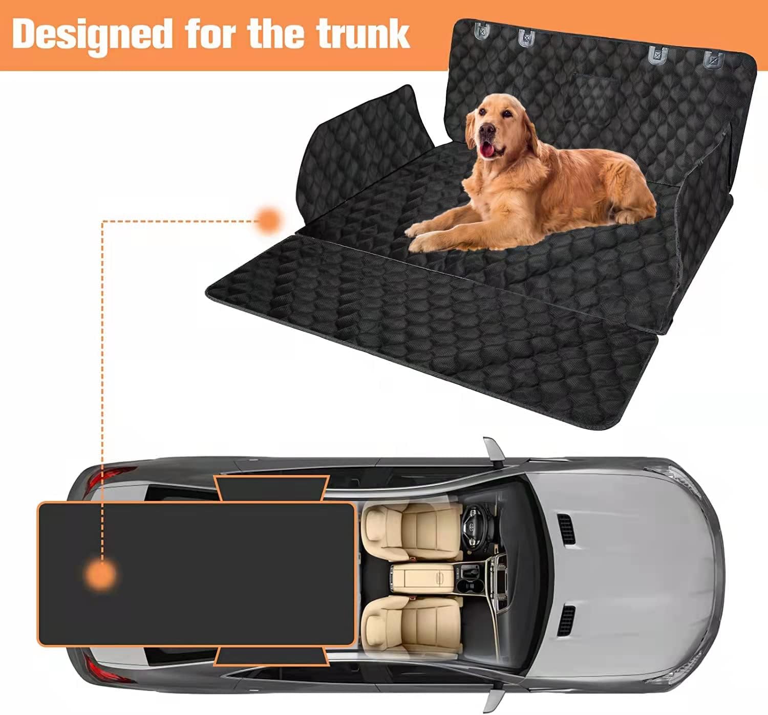 Detalle 2 de PETICON SUV Dog Cargo Liner 600D Oxford Fabric