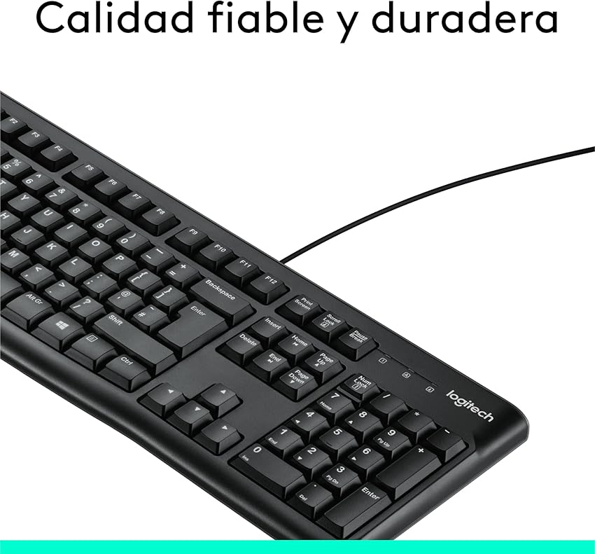 Thumbnail 2 de Logitech K120 Teclado USB QWERTY Español — Resistente a salpicaduras