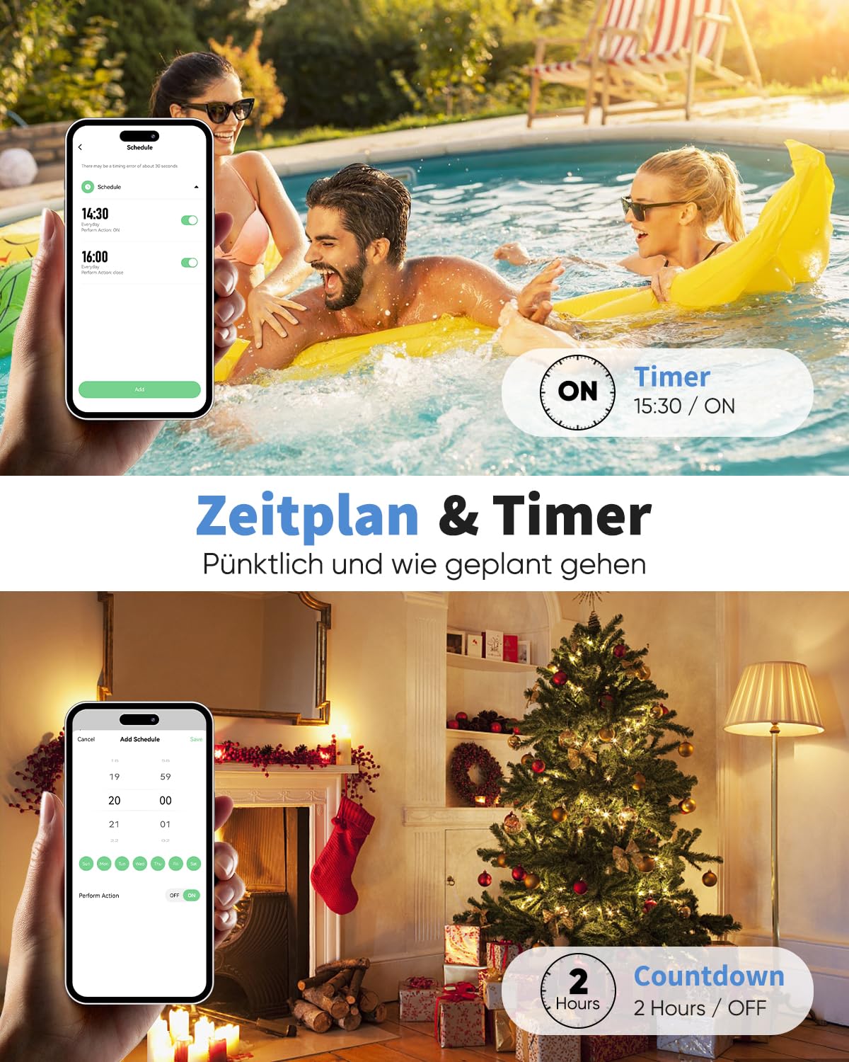 Thumbnail 4 de GreenSun Zeitschaltuhr Außenbereich WLAN Steckdose