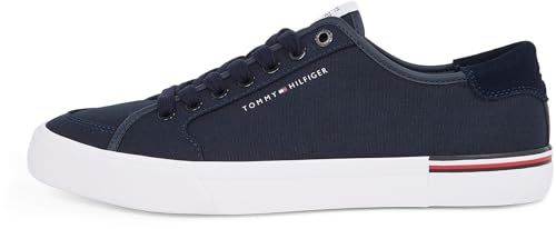 Detalle de Tommy Hilfiger Sneaker Core Corporate Canvas Low Top azul 43