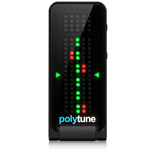 Detalle de TC Electronic PolyTune Clip Nero – accordatore clip polifonico con stroboscopico a 0,02 cent