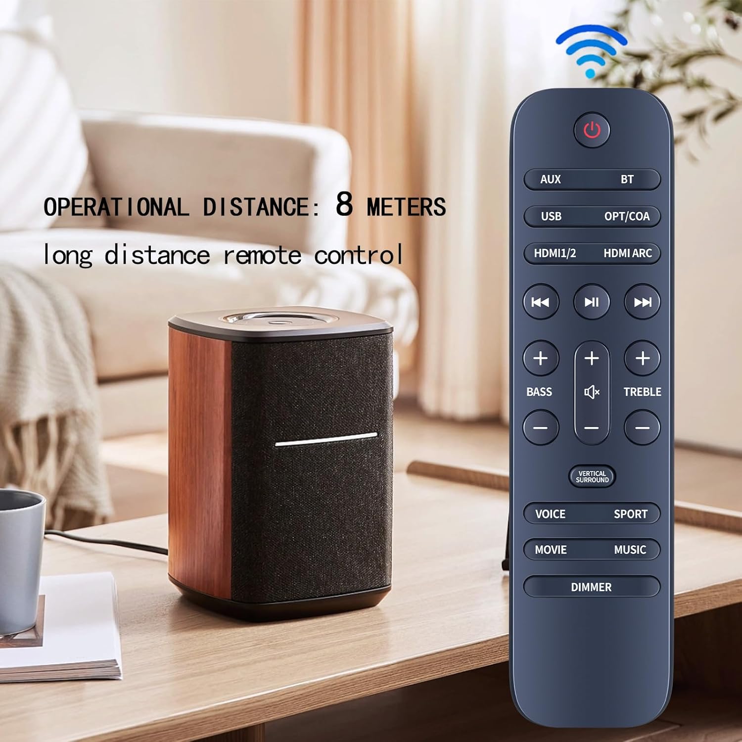 Thumbnail 4 de TCNOUMT replacement remote control for Grundig/Monoprice/JVC/JBL soundbars (plug-and-play)