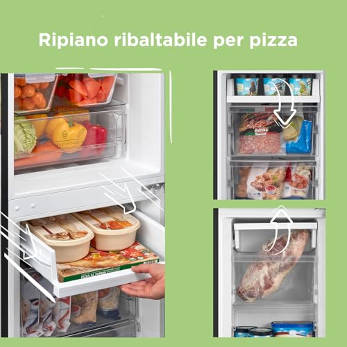 Detalle de COMFEE' 174L Frigorifero Combinato RCB169DK2(E) – Low Frost, compatto e silenzioso