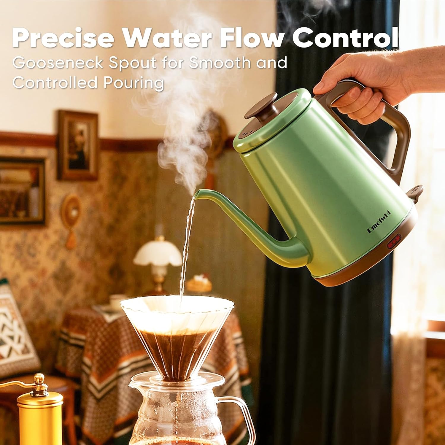 Detalle 2 de DmofwHi Gooseneck Kettle 1.0L 🍵