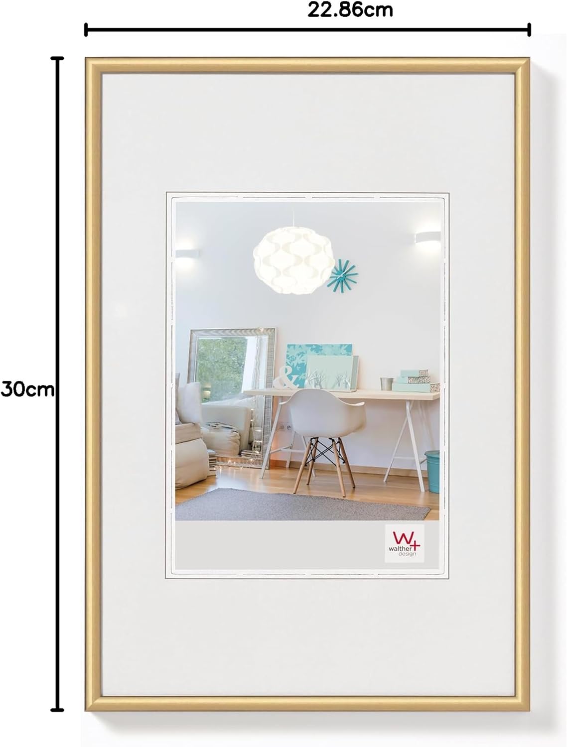 Thumbnail 4 de Walther Design Cadre photo doré 13 x 18 cm Nouveau Lifestyle en plastique