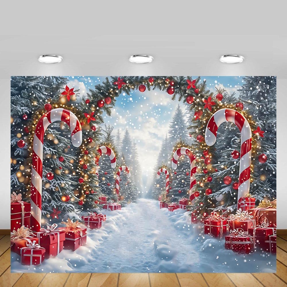 Thumbnail 3 de MEHOFOND 10x7ft Merry Christmas Backdrop