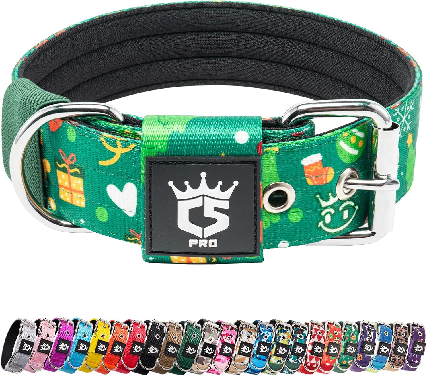 Detalle de TSPRO Taktisches Hundehalsband 3,8 cm