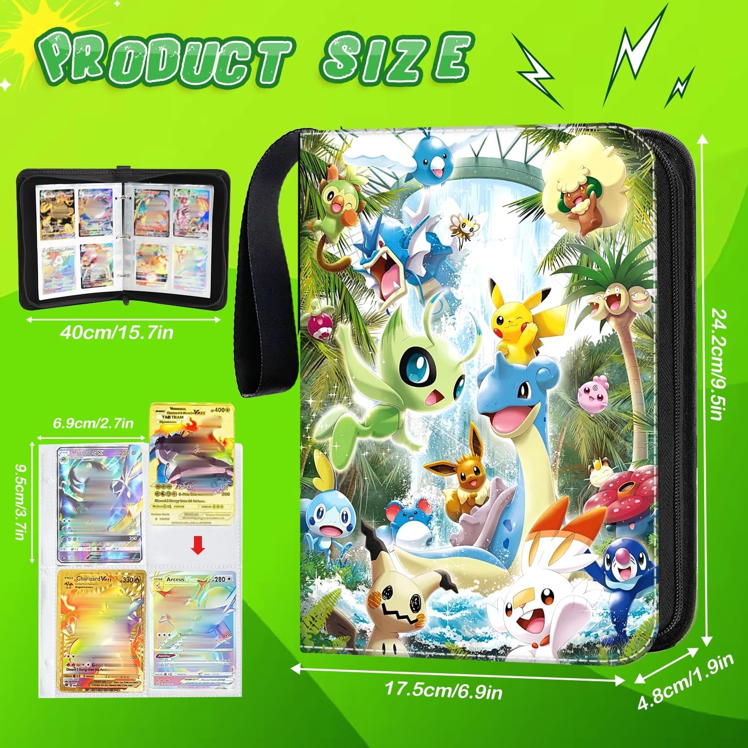 Thumbnail 4 de Sammelalbum für Karten mit 50 Seiten und 400 Kartenkapazität – ZKKZ